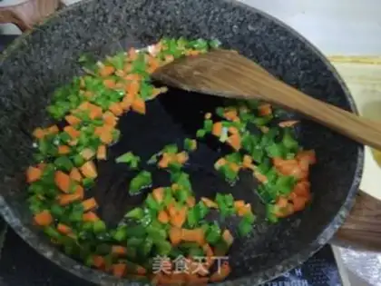 Make Egg fried rice step 3
