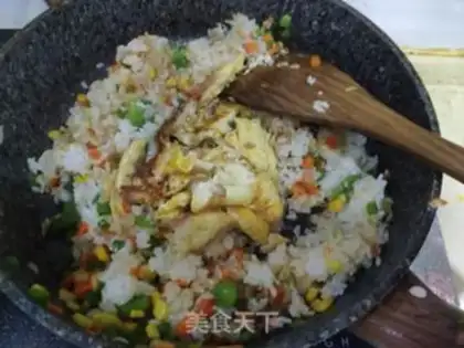 Make Egg fried rice step 9