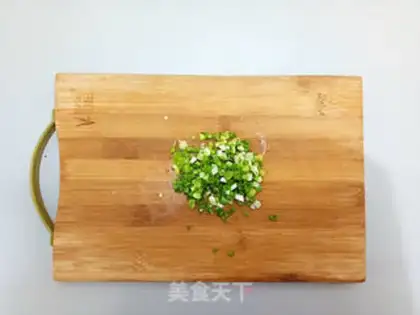Make Onion egg waffles step 1
