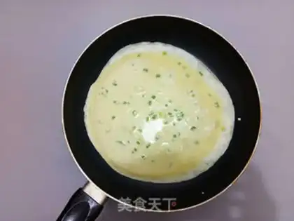 Make Onion egg waffles step 6
