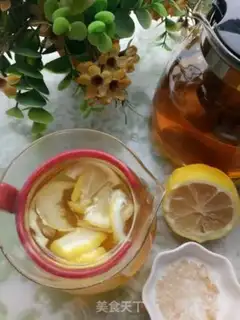 Make Lemon tea step 4