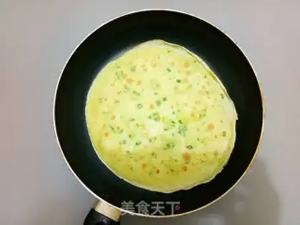 Make Onion egg waffles step 7