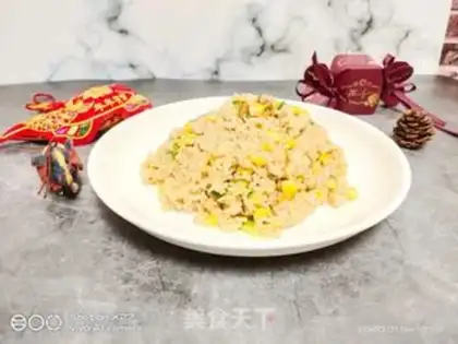 Make Cucumber corn fried rice step 6