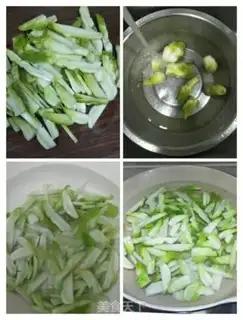 Make Garlic fried food step 1