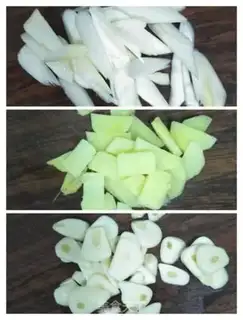 Make Garlic fried food step 3