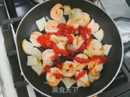 Make Pineapple shrimp step 5