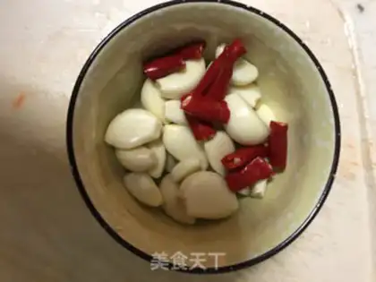 Make Garlic fan shrimp step 3