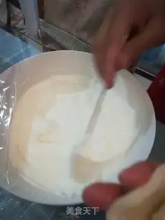 Make Mango Snowmen step 6