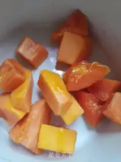 Make Snow toads and papayas step 0