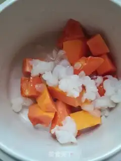 Make Snow toads and papayas step 3