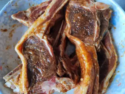 Make Pans, roasted lamb chops step 4