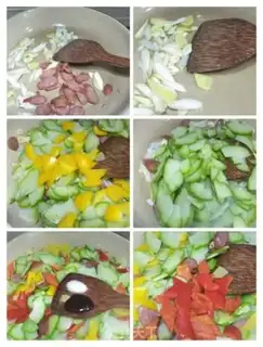 Make The peppers are fried step 4