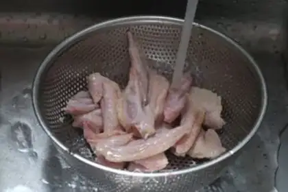 Make Potato chicken wings step 0