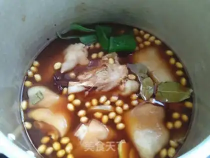 Make Pig hoof and soybeans step 8