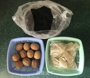 Make walnut sesame powder step 0