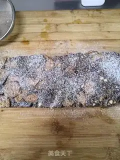 Make Coco, black, snow souffle step 10