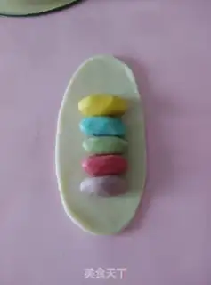 Make Rainbow Spiral Souffle step 2