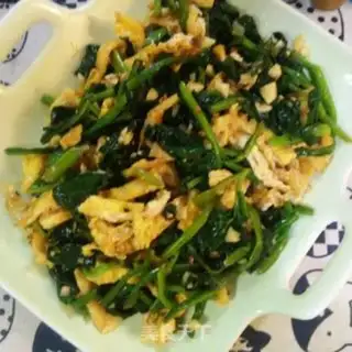 Make Egg silk, spinach step 8