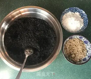 Make walnut sesame powder step 8