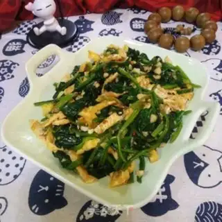 Make Egg silk, spinach step 10