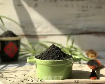 Make walnut sesame powder step 12