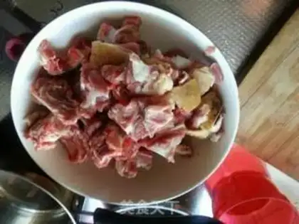 Make The lamb soup pan step 5
