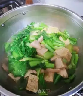 Make Five-flower cabbage tofu step 3
