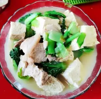 Make Five-flower cabbage tofu step 4