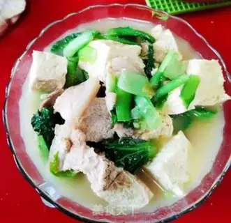 Make Five-flower cabbage tofu step 5