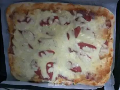 Make Bacon sausage pizza step 10