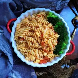 Make Tomato eggs. Noodles step 7