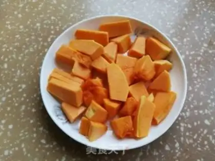 Make Korean pumpkin porridge step 0