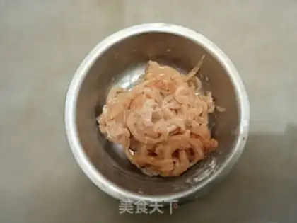 Make Fish chicken silk step 1