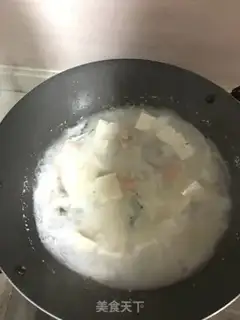 Make Tofu salmon soup step 4