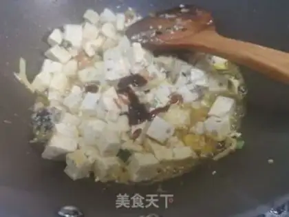 Make Crab butter tofu step 3