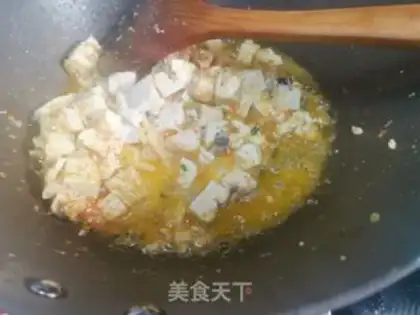 Make Crab butter tofu step 4