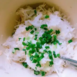 Make Crystal radish step 1