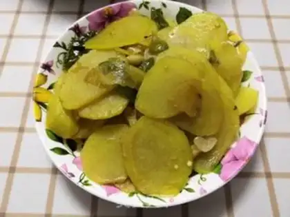 Make Pepper potato chips step 9