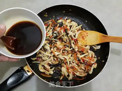 Make Fish chicken silk step 9
