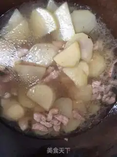 Make Potato fried meat step 2