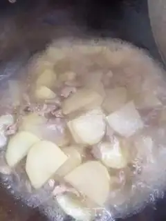 Make Potato fried meat step 3