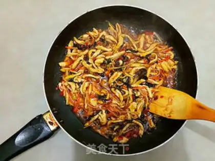 Make Fish chicken silk step 10