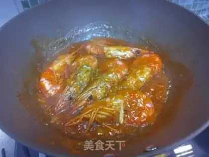 Make Tomato juice shrimp step 12