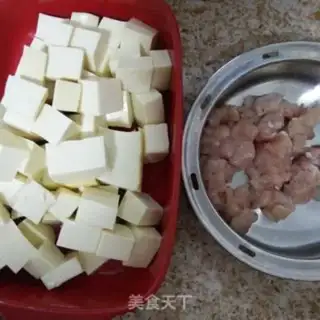 Make Meat and tofu step 1