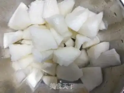 Make Iced sugar, gold and orange Sydney soup step 1