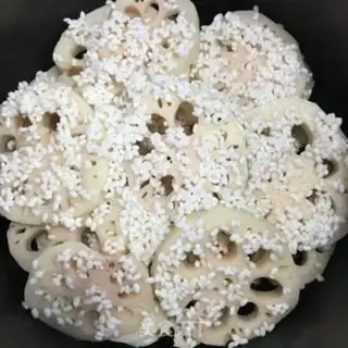 Make Red sugar rice step 3