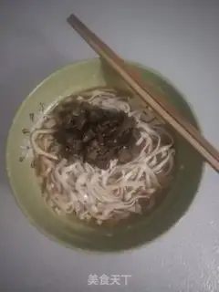 Make Sour noodle with mushroom sauce step 7