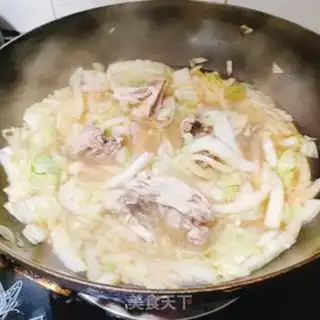 Make Chicken cabbage step 4