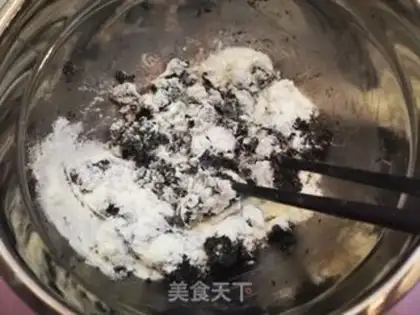 Make Black sesame cookies step 5