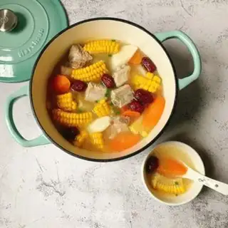 Make Corn steak soup step 6